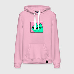 Женская толстовка-худи Кот в очках