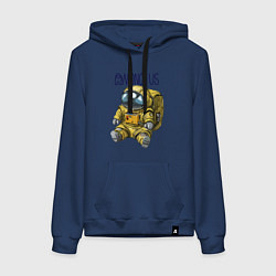 Толстовка-худи хлопковая женская Among Us, цвет: тёмно-синий