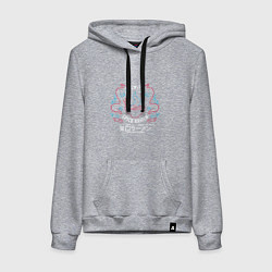 Толстовка-худи хлопковая женская SPICE RAMEN DESTINY 2, цвет: меланж