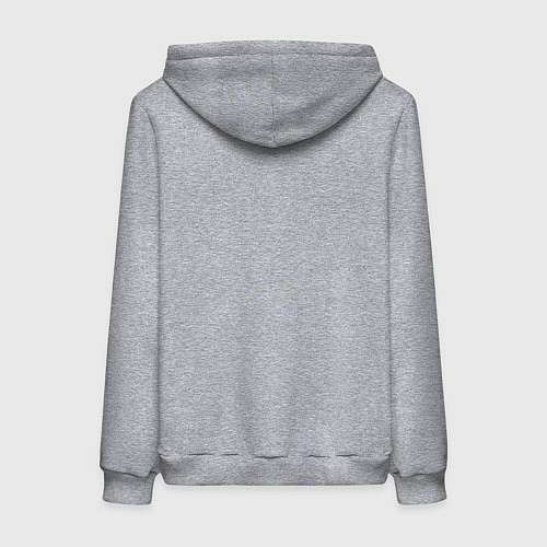 Женская толстовка-худи Люби Смейся Живи / Меланж – фото 2