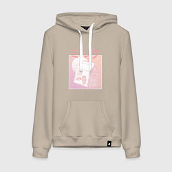 Женская толстовка-худи Vaporwave Strawberry Milk