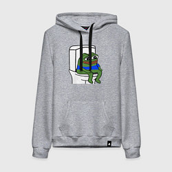 Женская толстовка-худи Лягушонок пепе