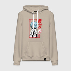 Женская толстовка-худи Рей Аянами EVA-00