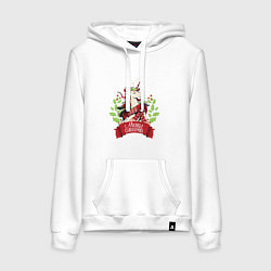 Женская толстовка-худи Christmas Unicorn