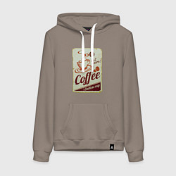 Женская толстовка-худи Coffee Cup Retro