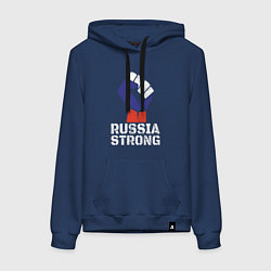Женская толстовка-худи Russia Strong