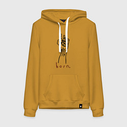 Женская толстовка-худи Half life - born