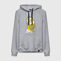 Женская толстовка-худи Гомер Симпсон - нет подключения к интернету