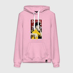 Женская толстовка-худи Дракон Брюс Ли