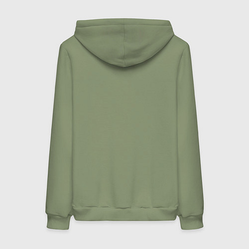 Женская толстовка-худи Сердце из гортензии / Авокадо – фото 2