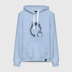 Женская толстовка-худи Тоторо и малыши