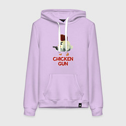 Женская толстовка-худи Chicken Gun chick