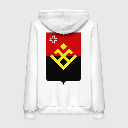 Женская толстовка-худи Малая Пурга / Белый – фото 2