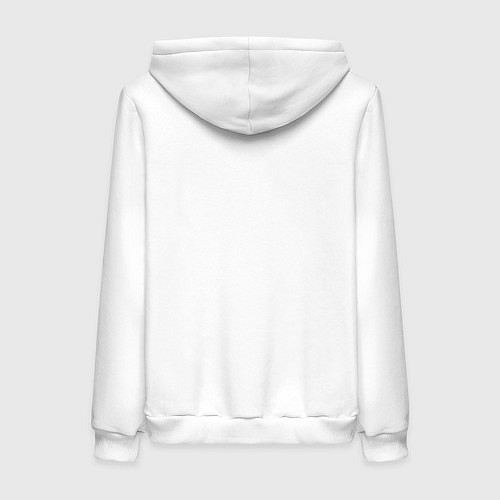 Женская толстовка-худи Exeed pink logo / Белый – фото 2