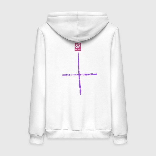 Женская толстовка-худи Depeche Mode - Devotional Tour Retro 01 / Белый – фото 2