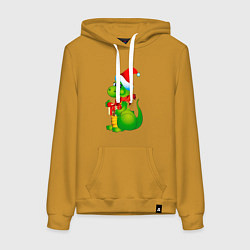 Женская толстовка-худи Дракон с подарком