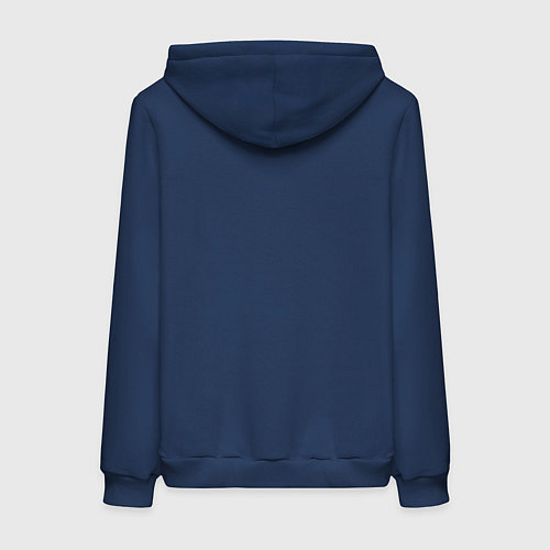 Женская толстовка-худи Hip hop life / Тёмно-синий – фото 2