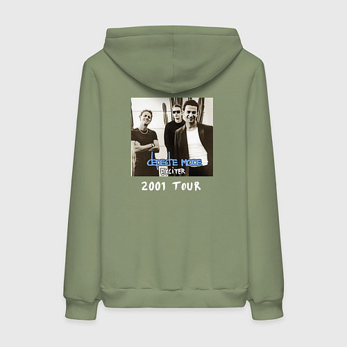 Женская толстовка-худи Depeche Mode - Exciter tour 2021 / Авокадо – фото 2