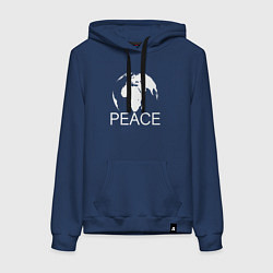 Женская толстовка-худи World peace