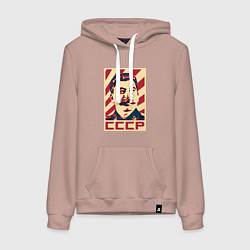 Женская толстовка-худи СССР Сталин