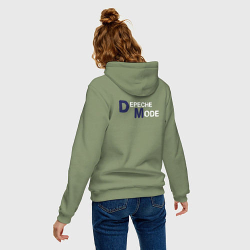 Женская толстовка-худи Depeche Mode - best of videos / Авокадо – фото 4