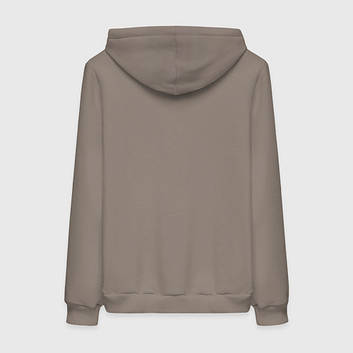 Женская толстовка-худи Тревожность катач / Утренний латте – фото 2