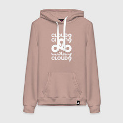 Женская толстовка-худи Cloud9 - in logo