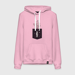 Женская толстовка-худи Космический карман