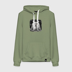 Женская толстовка-худи Гамма сова