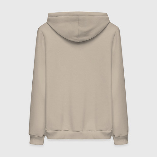 Женская толстовка-худи Кумир среди котят - граффити / Миндальный – фото 2