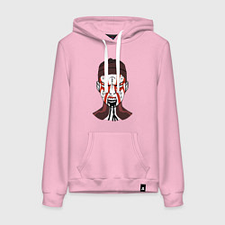 Толстовка-худи хлопковая женская Senua - Hellblade 2, цвет: светло-розовый