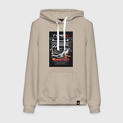 Женская толстовка-худи Honda jdm