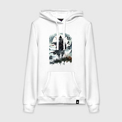 Женская толстовка-худи Призрак Цусимы - Японский самурай