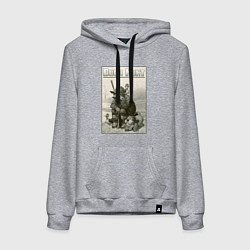 Толстовка-худи хлопковая женская Duck hunt - hunter, цвет: меланж