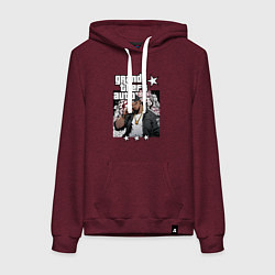 Женская толстовка-худи Темнокожий бандит из GTA 6