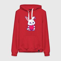 Женская толстовка-худи Heart rabbit