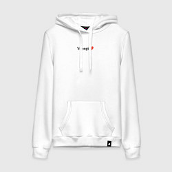 Толстовка-худи хлопковая женская BTS Yoongi, цвет: белый