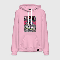 Женская толстовка-худи Ван-Пис Зоро Ророноа техника