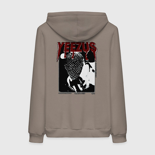 Женская толстовка-худи Kanye West / Утренний латте – фото 2