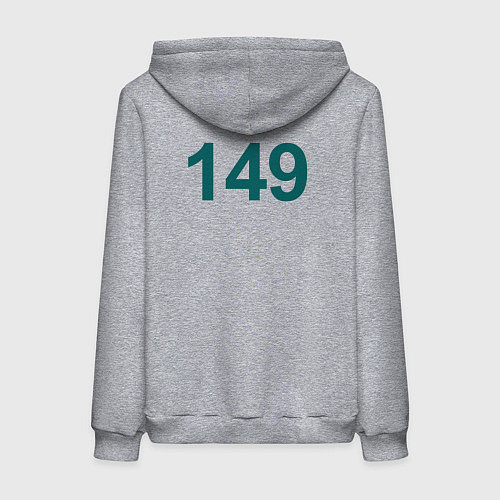 Женская толстовка-худи 149 - Игра в кальмара / Меланж – фото 2