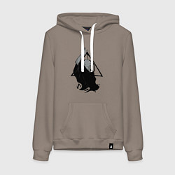 Женская толстовка-худи Лорд Волан-де-Морт и Дары смерти