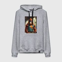 Женская толстовка-худи Орангутанг хуманизация