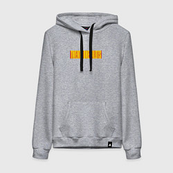 Толстовка-худи хлопковая женская Twenty one pilots - color logo, цвет: меланж