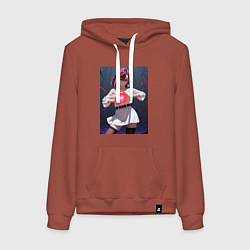 Женская толстовка-худи Дандадан: Момо фаербол