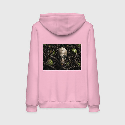 Женская толстовка-худи Авто рожденные в СССР / Светло-розовый – фото 2