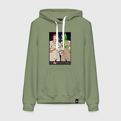 Женская толстовка-худи Ghostbusters - Ray and his clone ghost