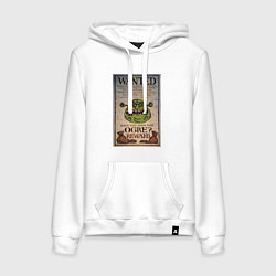 Женская толстовка-худи Разыскивается огр