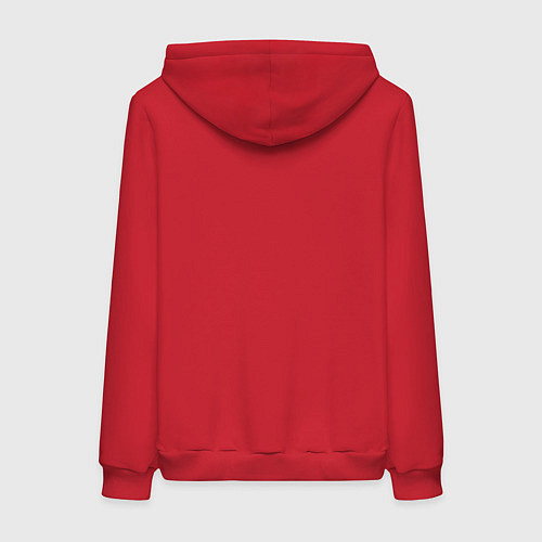 Женская толстовка-худи Скебоб птица мем / Красный – фото 2