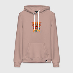 Женская толстовка-худи Doom2 logo