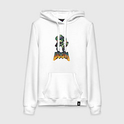 Женская толстовка-худи Doom солдат марса